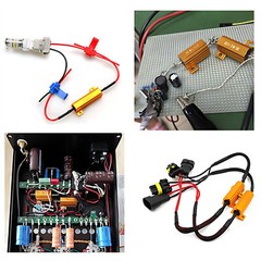 100 200 300 500W Watt High Power Golden Aluminium Load Metal Resistor Wire Wound