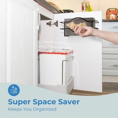 Single Wall Mount Glove Tissue Dispenser, Wire Rack Disposable Gloves Napkin Box