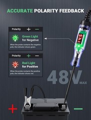 Automotive Test Light with 3-48V LED Digital Display, Automotive Circuit Tester