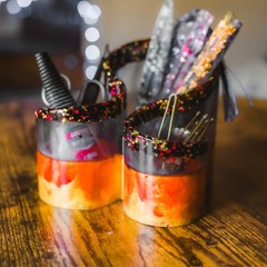 Resin Desk Organizer Handmade Pen Pencil Holder Makeup Brush Caddy