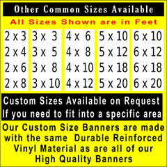 TRUMP 2028 – HUGE & VERY LARGE -RED Banners – Reinforced Vinyl -USA MADE QUALITY