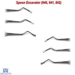 Dental Spoon Excavator Caries Remover Enamel Tooth Decaying Dentin Carious Tools