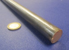 4140 Alloy Steel CF Rod, 13/16″ Diameter (-.003″) x 2 Ft Length
