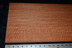Makore Raw Wood Veneer Sheet 11.5 x 43 inches 1/42nd thick 35137-01