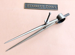 STARRETT No.277-6 Spring-Type Dividers With Round Legs- 6” Size & Capacity. USA