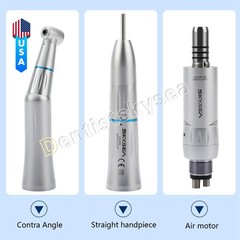 Dental Slow Speed Handpiece Inner Water Contra Angle / Straight /Air Motor 4Hole