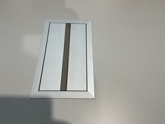 20’ x 5’ Conference Table in White Laminate w/ Gray Bases by Paoli