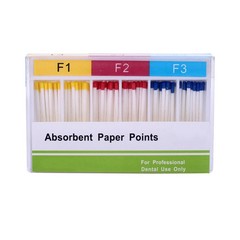 1-100 Dental Endo Root Canal Absorbent Paper Points Taper Obturating Point F1-F3