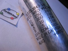 Electrolytic Capacitor Multi 250,300,10,5uF 165,160,150,160VDC K121J843-18 NOS