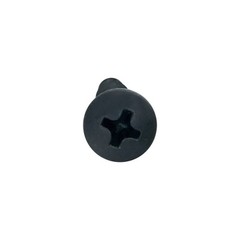 #10 x 1″ Deep / Coarse Thread Phillips Pan Head Screws Black Phosphate