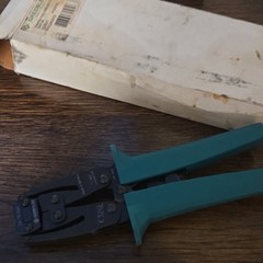 Greenlee K32GL Hand Crimper 26-10 AWG (0.14-6 mm²) Blue Handles