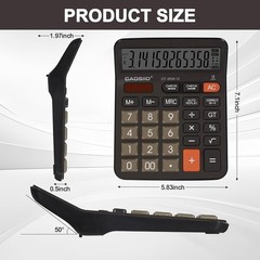 Desktop Calculator, Extra Large 5 Inch LCD Display, Desk Calculator, 12 Digits,