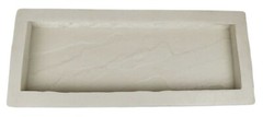 Rubber Mold for Concrete, Slate Texture, Wall Cap Mold, 24″L x 8″W x 2″D