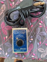 George Ulanet Robotemp Model 515 Stepless Heat Control 1500W 115V AC Tested