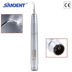 Dental Metal Ultrasonic Air Perio Scaler Handpiece Hygienist 2-Hole W/ 3 Tips st