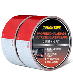 DOT C2 Reflective Tape 2″ x 200′ – Waterproof Safety Tape for Vehicles and Trail