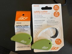 Ambidextrous Safety Cutter with Non-Slip Rubber Handle & Built-In Magnet