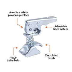 2″ Trailer Coupler Repair Kit – 3500 lb Capacity, Universal Fit