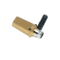 Dental Straight Transfer Abutment Regular Ø5.0 mm Hex GH 1–6 mm Hiossen/Osstem