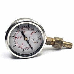Bourdon Haenni MIT3 D51 V19 ZIM7 Utility pressure gauges with damping fluid