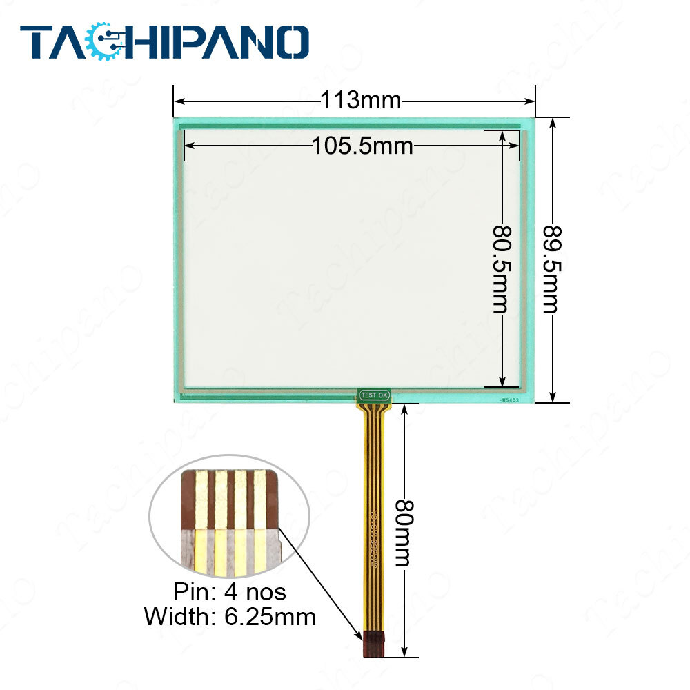 1x for ATP-047 ATP-047A Glass Panel Digitized ATP047 Touch Screen