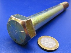 Cap Screw Bolt, PT, GRADE 8 Yellow Zinc Chromate 3/4″-10 x 7.00″ Length, 5 Pc