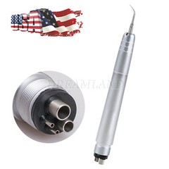 Dental Ultrasonic Air Scaler Handpiece Midwest 4-Holes w/ 3 Tips (G1+G2+G4)