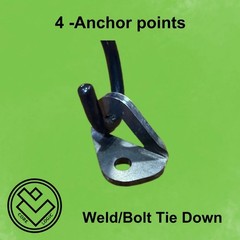 Set of 4 -Weld/Bolt Tie Down Anchors – Trailer, Truck Bed, Motorcycle, Anchor