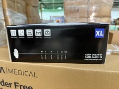 8 Mil Black Nitrile Exam Grade Heavy Duty Powder-Free 8mil 1,000 PC (M L XL)