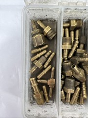 Unbranded Brass Hose Fitting Kit, Various Sizes And Fittings, See Photos