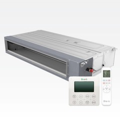 Bravo 4-Zone Ducted Mini Split AC & Pump 42000 BTU Slim Duct 9K+9K+12K+18K