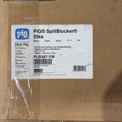 Pig PLR267-Yw Spillblocker Barrier Dike, Yellow,