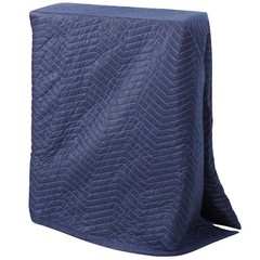 12 Moving Packing Blankets 80″x72″ (35 lb/dz) Shipping Furniture Pads Dark Blue