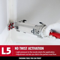 LEVEL5 Drywall Tools – MiniShot Gas-Assisted Compound Tube | 4-772