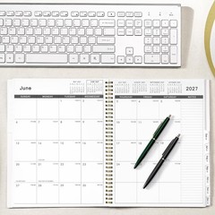 2026-2027 Monthly Planner – 2026-2027, JUL. 9” x 11”, Green