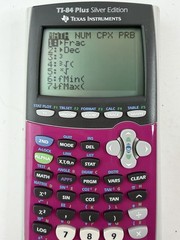 Texas Instruments TI-84 Plus Silver Edition Pink Graphing Calculator with Cover