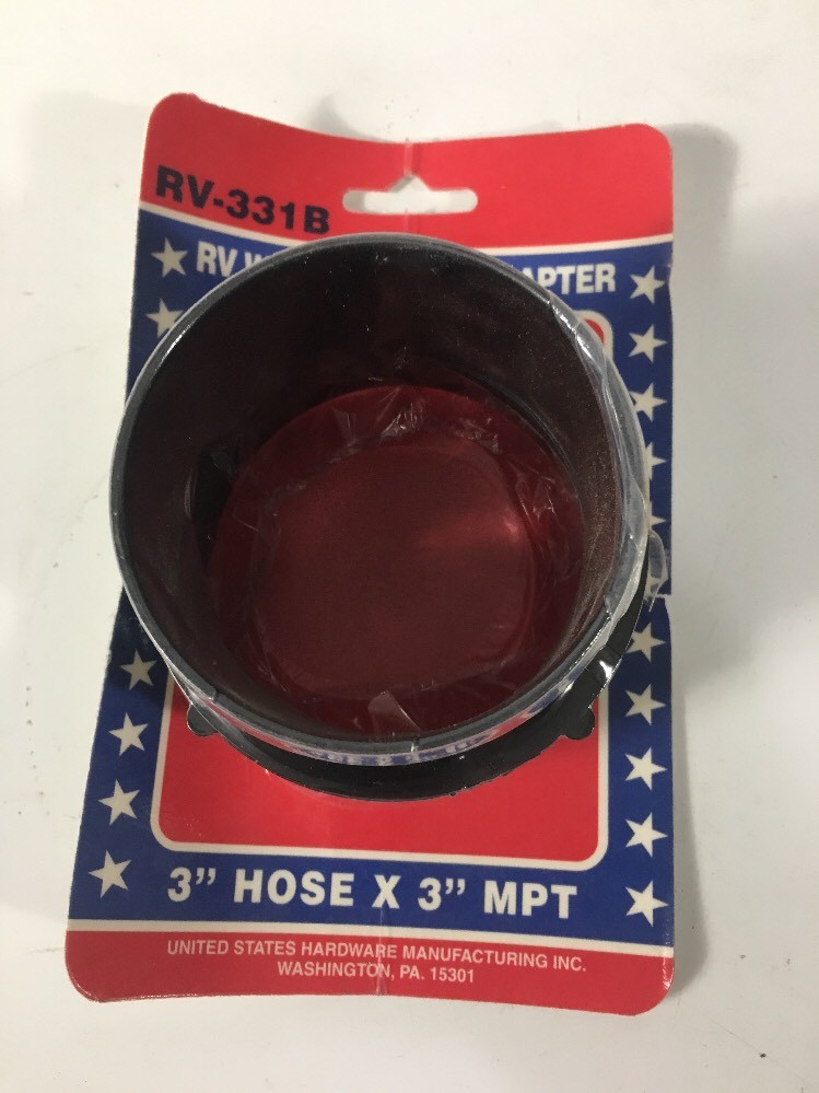 Us Hardware RV-331B Sewer Outlet Adapter, 3″ Male (PF1)
