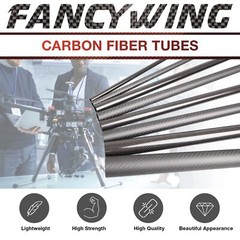 330mm 12mm x 14mm x 330mm Carbon Fiber Tubes Matte Surface 3K Roll Wrapped 10…