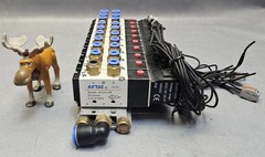 Lot of 10 4V210-08 Pneumatic Solenoid Valves 0.15-0.8MPa 24V on AirTac Manifold
