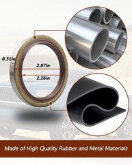 Rear Axle Shaft Oil Seal for Left Right Rear Fit for 2005-2022 Taco Size: 2Pcs