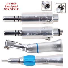 Dental low slow speed straight handpiece/ contra angle/ air motor 2/4 NSK E-type