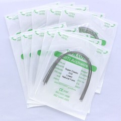10 PACKS Dental Ortho 014 Upper Super Elastic Niti Round Arch Wire Nature Form