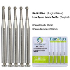 Wave Dental Carbide Bur Surgical Bur Round Latch RA 1 2 3 4 5 6 8 For Slow Speed