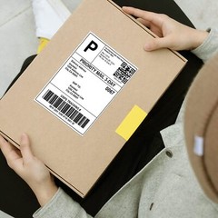 4 x 6 Thermal Shipping Paper Roll of 500 Labels Self-adhesive Mailing for Rollo