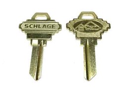 QTY 7 Schlage 35-135 Premier Homes Key Blanks – Nickel Silver
