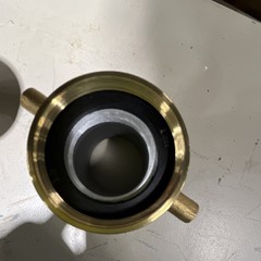 1 1/2 IST Brass and Aluminum Hose Fitting Adapter