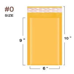 Any Size Kraft Bubble Mailers Shipping Padded Bags Mailing Envelope Self Seal