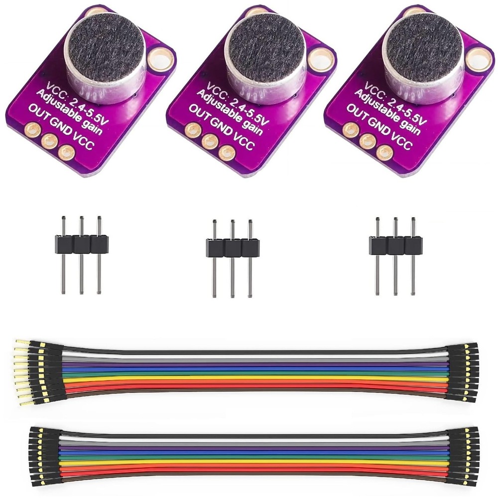 WWZMDiB MAX4466 Electret Microphone Sensor Compatible with for Arduino Raspbe…