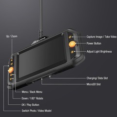Teslong HD Borescope Inspection Camera 1080P Industrial Endoscope Engine Camera