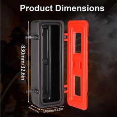 20 lb Fire Extinguisher Cabinet Indoor Outdoor Weatherproof Heavy Duty Holder